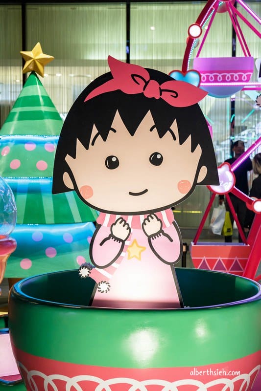 新光三越台中大遠百（櫻桃小丸子、Hello kitty、聖誕樹陪你過聖誕）