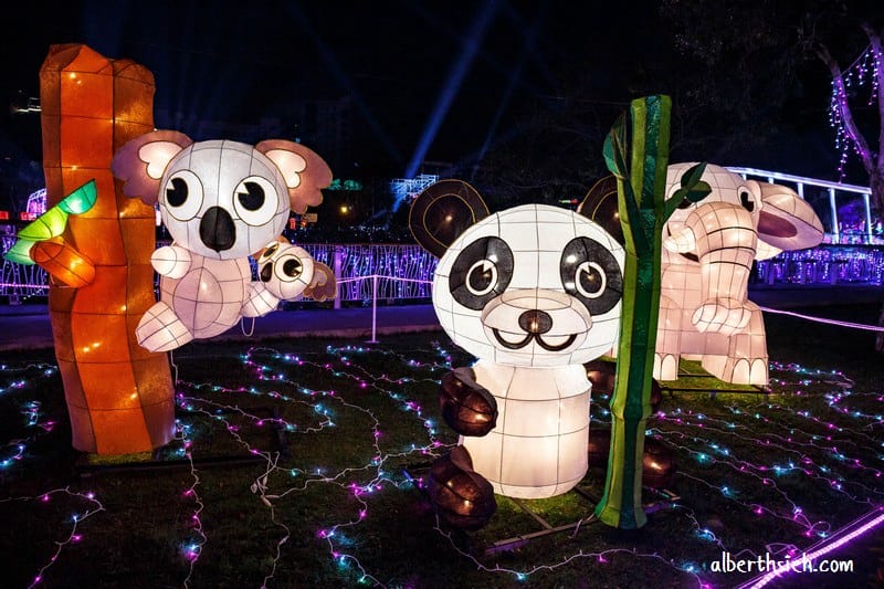 2018桃園燈會Snoopy in Taoyuan（史努比擔任主題造型花燈位於南崁溪沿線）