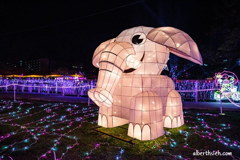 2018桃園燈會Snoopy in Taoyuan（史努比擔任主題造型花燈位於南崁溪沿線）