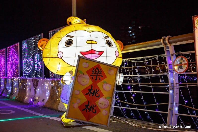 2018桃園燈會Snoopy in Taoyuan（史努比擔任主題造型花燈位於南崁溪沿線）