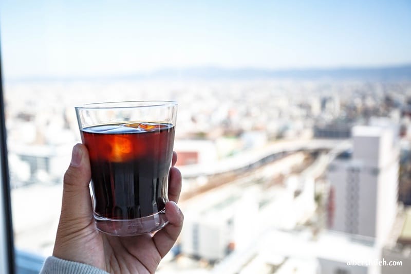 Caffe Ciao Presso．大阪阿倍野美食（在17F高樓美景天空咖啡廳享用下午茶）