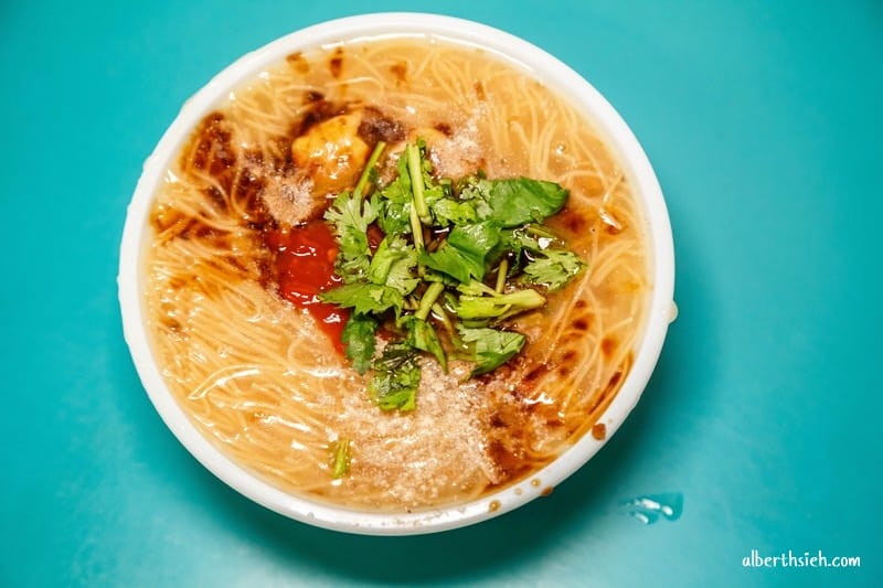 劉記龍岡大腸麵線．桃園平鎮美食（忠貞市場內早餐限定的清爽麵線）
