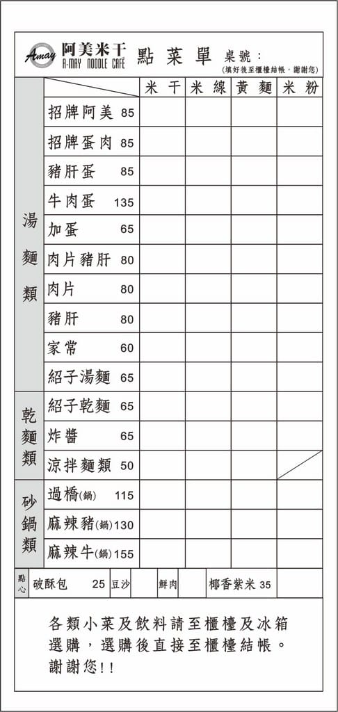 阿美米干．龍岡忠貞市場美食（雲南傳統小吃建議搭配米線蛋黃麵）