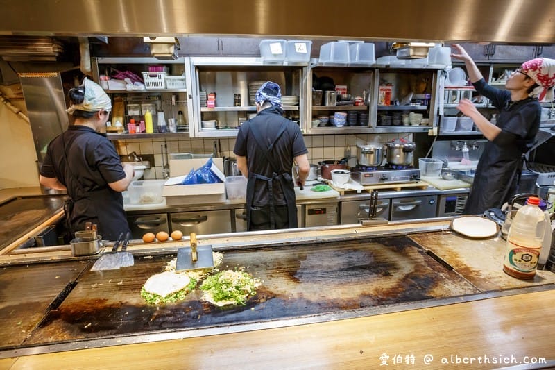 味乃家大阪燒(お好み焼き)．大阪難波美食（超過60年歷史的排隊好味道）