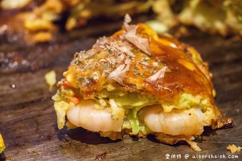 味乃家大阪燒(お好み焼き)．大阪難波美食（超過60年歷史的排隊好味道）