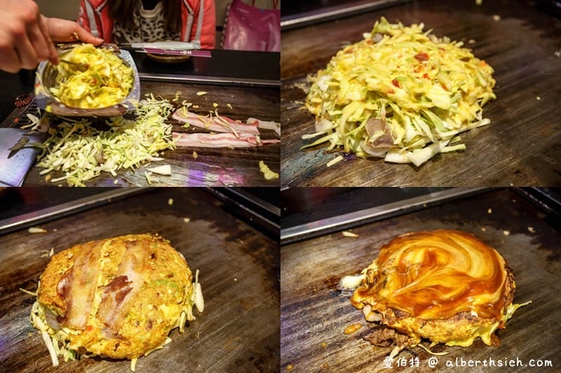 味乃家大阪燒(お好み焼き)．大阪難波美食（超過60年歷史的排隊好味道）