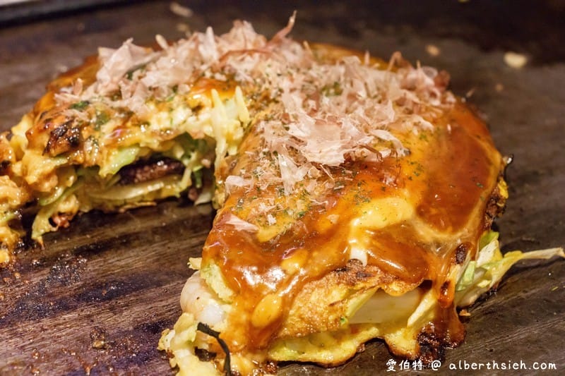 味乃家大阪燒(お好み焼き)．大阪難波美食（超過60年歷史的排隊好味道）