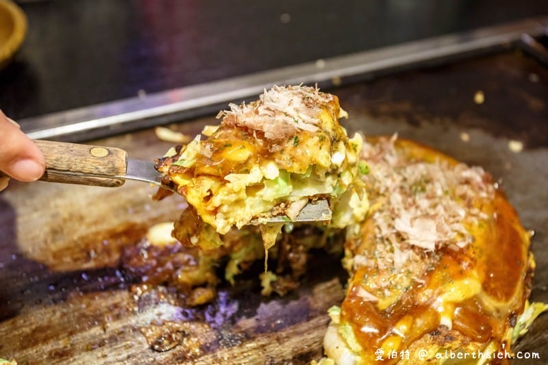 味乃家大阪燒(お好み焼き)．大阪難波美食（超過60年歷史的排隊好味道）