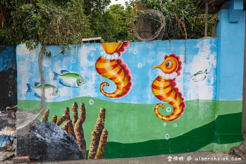 力爭上游鯉魚彩繪階梯．花蓮景點（位於北濱福天宮活靈活現超吸睛）