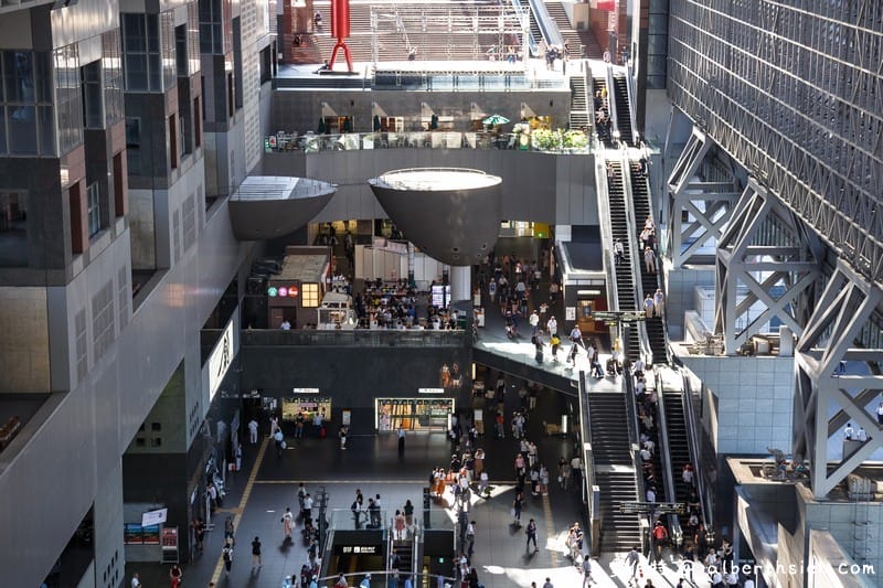 京都車站空中徑路｜無料空中走廊，高空觀景台欣賞京都市景