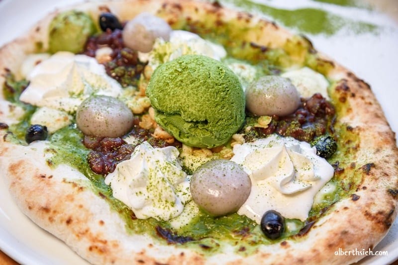 茶筅チャセン ．京都車站美食（抹茶PIZZA口感豐富又好吃）