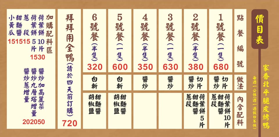 家香北平脆皮烤鴨．桃園龜山美食（皮脆鴨肉多汁不柴，熱炒夾餅都好吃）