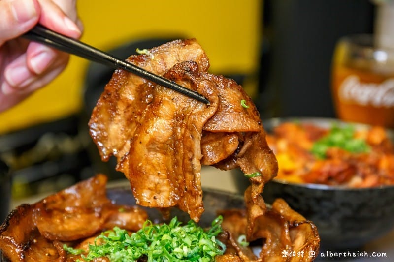 燒丼株式會社．桃園統領美食（肉食主義必訪，燒肉丼有醬香不過鹹超滿足）