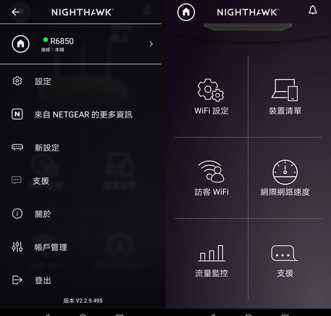 Netgear R6850 AC2000雙頻無線路由器（搭配MU-MIMO技術/2.4&5GHz雙頻/動態Qos讓家裡WiFI更加穩定以及可靠）