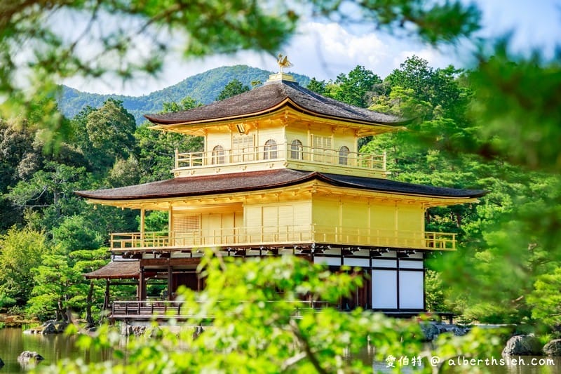 金閣寺．京都必訪景點（金碧輝煌的舍利殿搭配倒影超美/交通方式/票價）