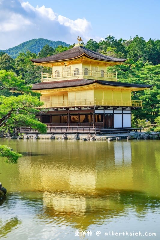 金閣寺．京都必訪景點（金碧輝煌的舍利殿搭配倒影超美/交通方式/票價）