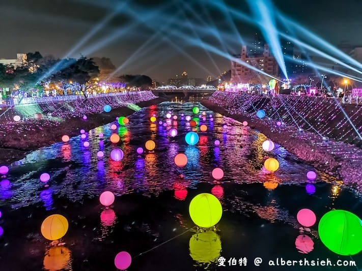 2019桃園燈會魔法童話城（阿拉丁神燈/胡桃鉗/綠野仙蹤/愛麗絲夢遊仙境造型花燈位於南崁溪沿線）