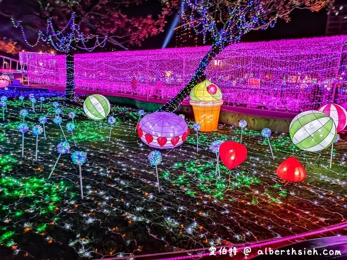 2019桃園燈會魔法童話城（阿拉丁神燈/胡桃鉗/綠野仙蹤/愛麗絲夢遊仙境造型花燈位於南崁溪沿線）