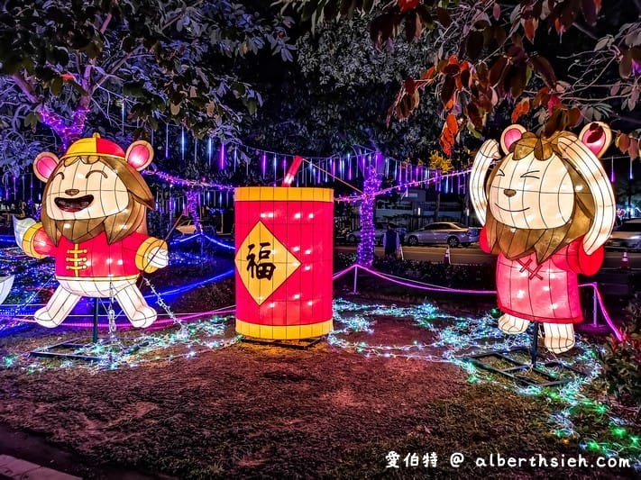 2019桃園燈會魔法童話城（阿拉丁神燈/胡桃鉗/綠野仙蹤/愛麗絲夢遊仙境造型花燈位於南崁溪沿線）