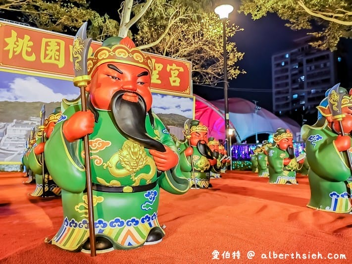 2019桃園燈會魔法童話城（阿拉丁神燈/胡桃鉗/綠野仙蹤/愛麗絲夢遊仙境造型花燈位於南崁溪沿線）