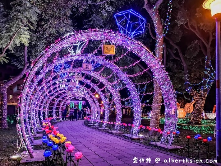 2019桃園燈會魔法童話城（阿拉丁神燈/胡桃鉗/綠野仙蹤/愛麗絲夢遊仙境造型花燈位於南崁溪沿線）