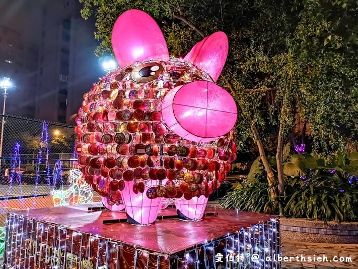 2019桃園燈會魔法童話城（阿拉丁神燈/胡桃鉗/綠野仙蹤/愛麗絲夢遊仙境造型花燈位於南崁溪沿線）