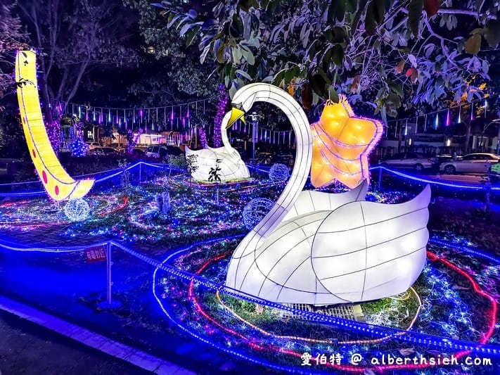 2019桃園燈會魔法童話城（阿拉丁神燈/胡桃鉗/綠野仙蹤/愛麗絲夢遊仙境造型花燈位於南崁溪沿線）
