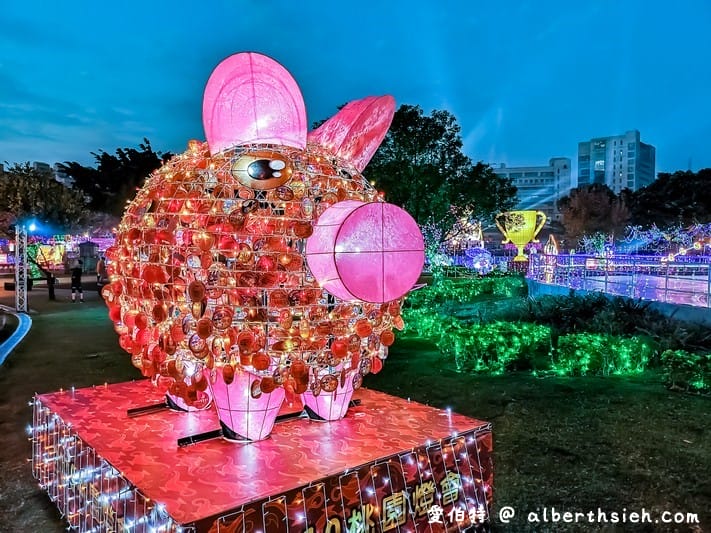 2019桃園燈會魔法童話城（阿拉丁神燈/胡桃鉗/綠野仙蹤/愛麗絲夢遊仙境造型花燈位於南崁溪沿線）