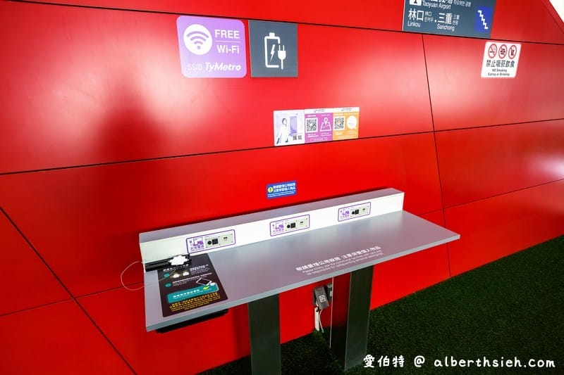 機場捷運A19站．中壢景點（變身棒球主題車站，球員休息區/看台區/記分板通通有）
