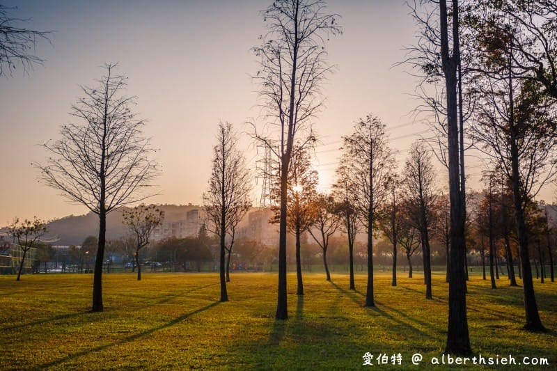 大溪河濱公園．桃園親子景點（腹地廣大的綠地公園以及共融式遊具兒童遊樂場）