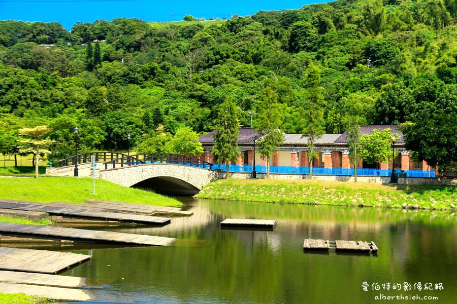 大溪河濱公園．桃園親子景點（腹地廣大的綠地公園以及共融式遊具兒童遊樂場）
