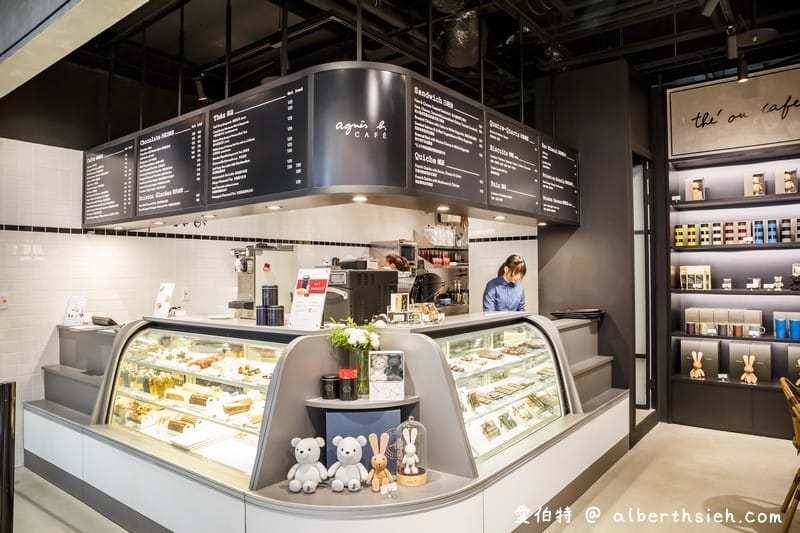agnès b.CAFÉ．桃園統領美食（小b咖啡廳裝潢附有質感且優雅，巧克力蛋糕很美味）