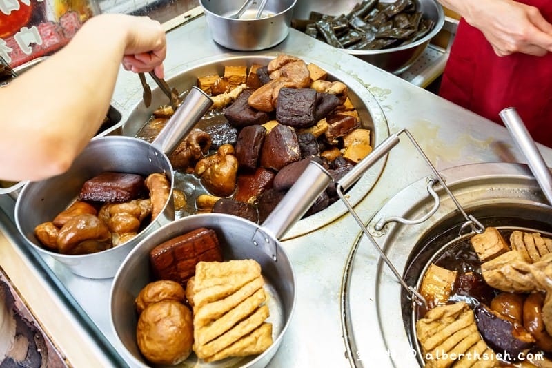 黃大目豆干（大溪老街美食好吃的現切滷味豆干，辣醬超讚）