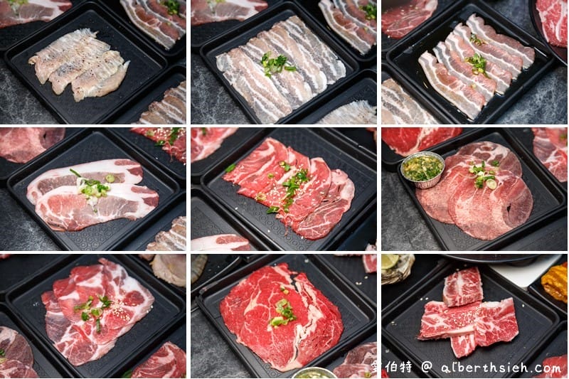 中壢SOGO商圈舞浜燒肉吃到飽（日韓混搭烤肉，八色五花肉，和牛，大生蠔通通隨你點）
