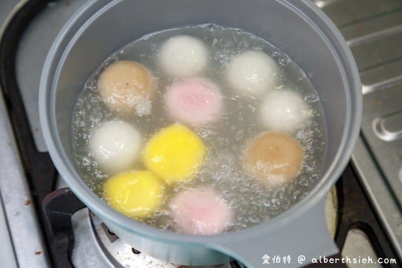 冬至元宵就是要吃湯圓共七種（吉比花生雙醬湯圓、義美雞蛋布丁湯圓、草莓煉乳湯圓、珍煮丹黑糖湯圓、桂冠花生湯圓、芝麻湯圓）