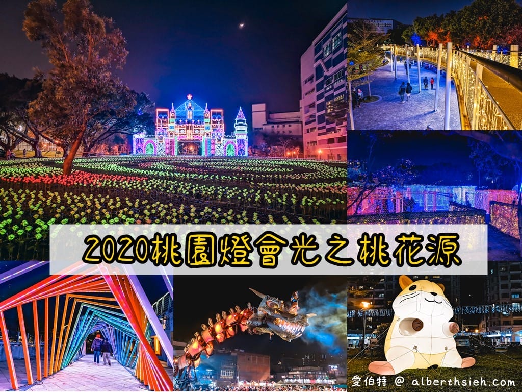 2020台灣燈會（台中文心森林公園童趣樂園戽斗動物花燈超可愛）