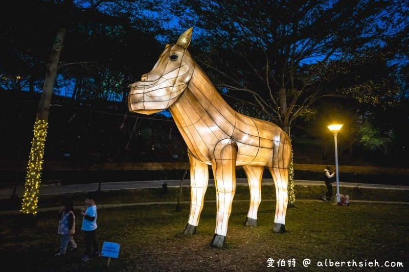 2020台灣燈會（台中文心森林公園童趣樂園戽斗動物花燈超可愛）