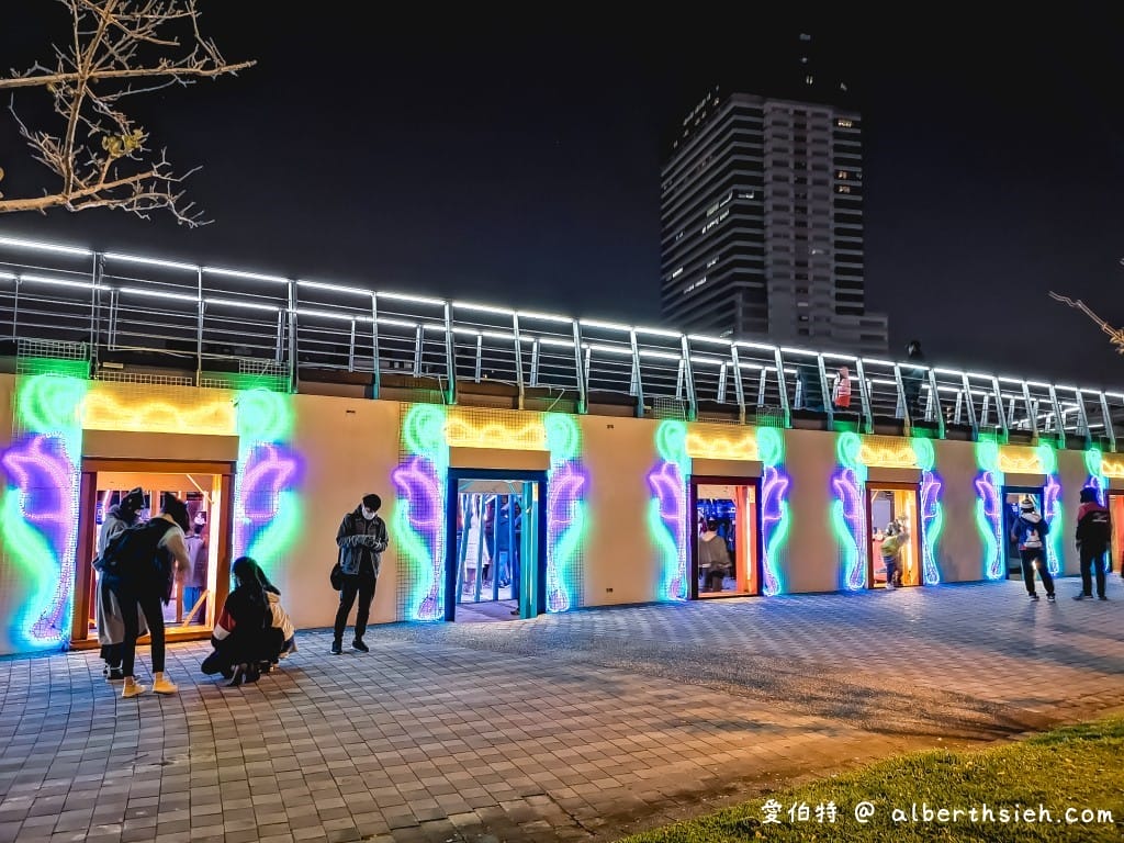 2020桃園燈會光之桃花源（位於老街溪沿岸平鎮新勢公園/中壢老街溪河岸/光明公園）