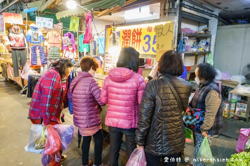 桃園八德市場美食．大肥媽現做潤餅（皮Q餡美蛋酥超酥脆好吃）