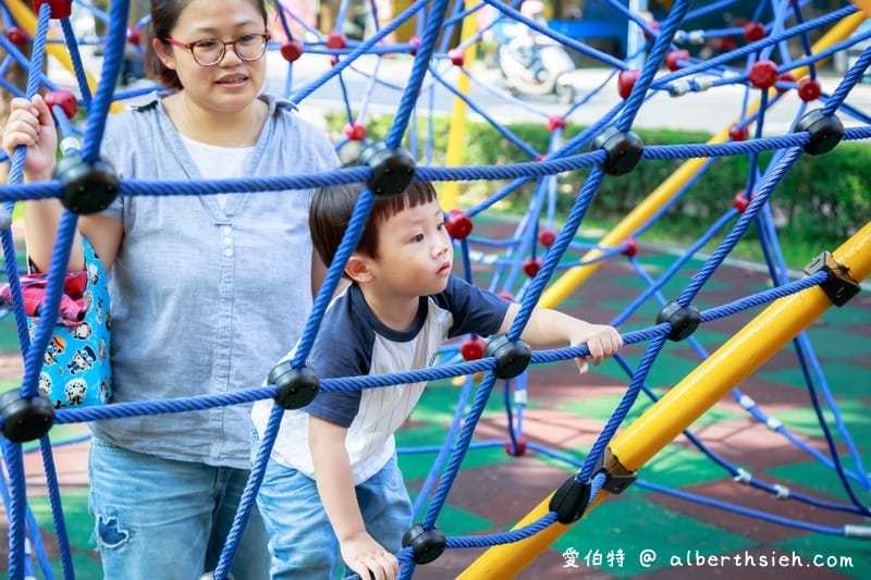 桃園同安親子公園（藝文特區旁有攀爬網溜滑梯/海盜船溜滑梯/沙坑/尿布盪鞦韆）