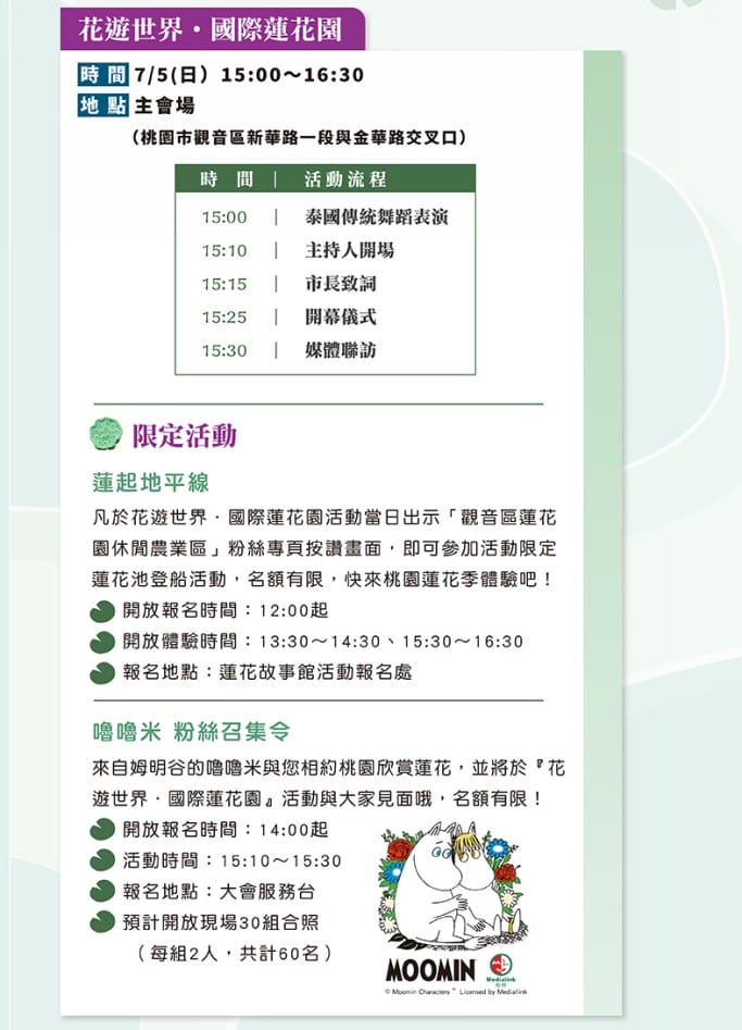 北觀音2020桃園蓮花季一日遊（表演活動/交通資訊/蓮荷園乘坐大王蓮/向陽農場賞向日葵）