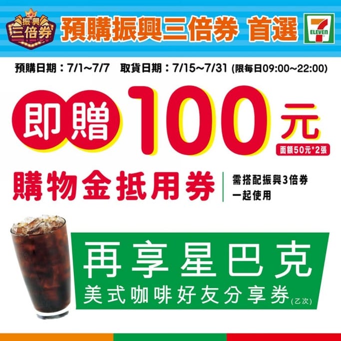 第三波紙本振興三倍券預購超商優惠好康（小七、全家、萊爾富、OK）