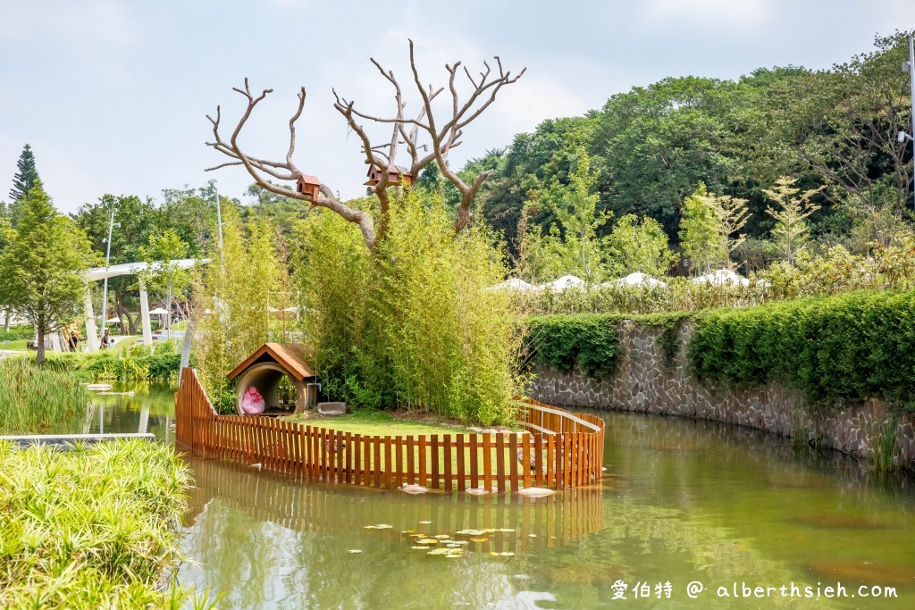 桃園親子景點．大有梯田生態公園（全齡式森林遊戲場，極限挑戰王親子版） @愛伯特