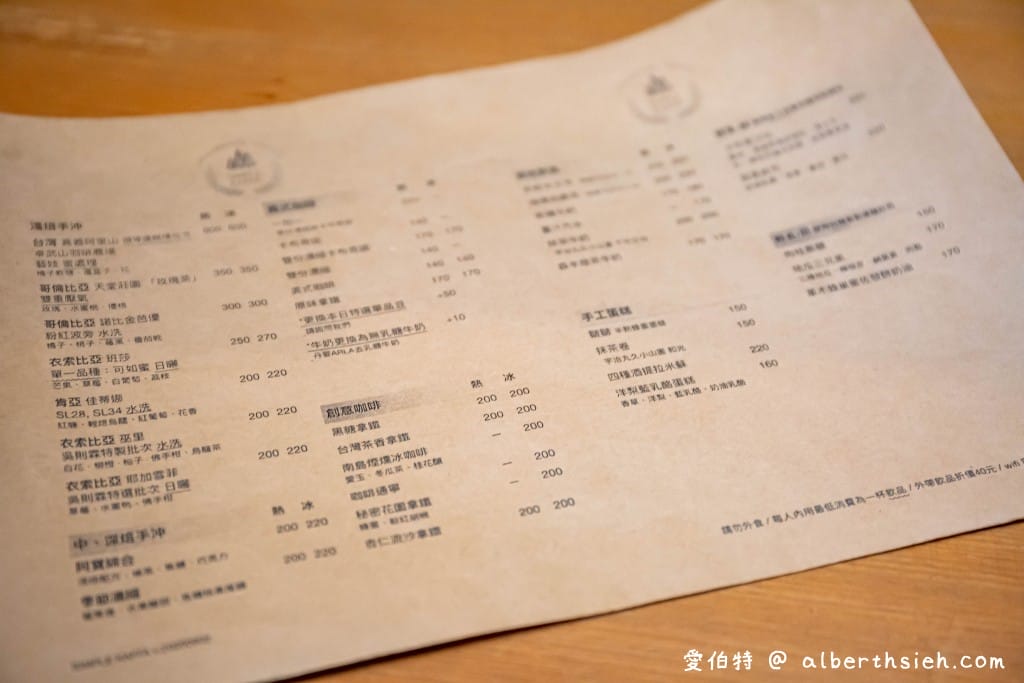 台北興波咖啡華山旗艦店（旅遊雜誌評比世界最棒咖啡館第一名）