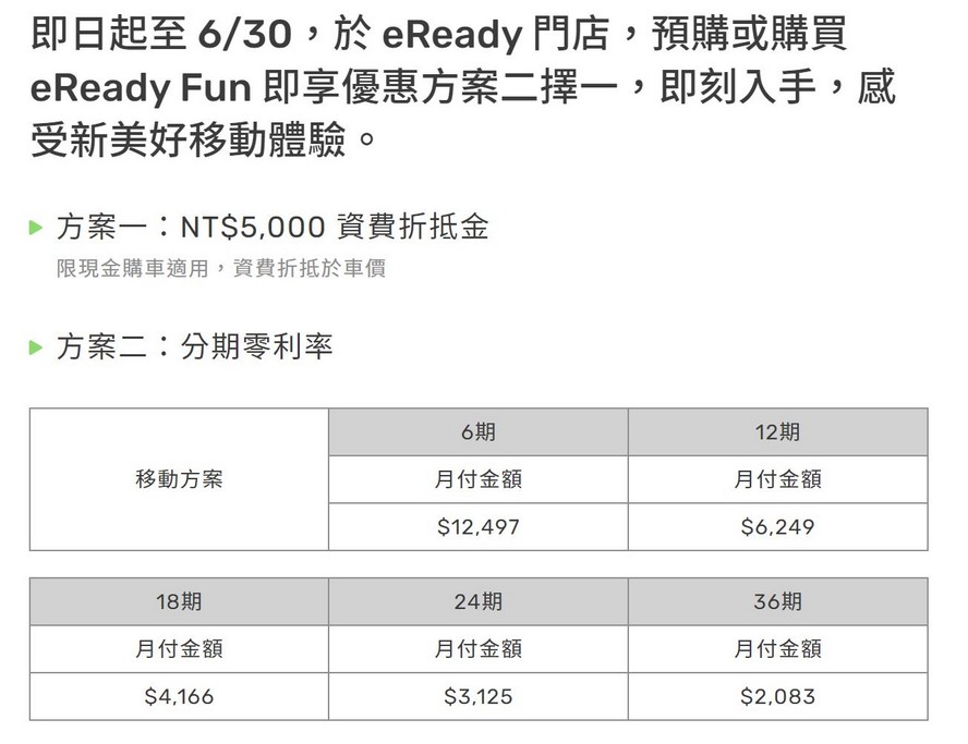 開箱試乘．台鈴EREADYFUN電動機車（USB防水插槽/大容量置物箱/省力中柱） @愛伯特