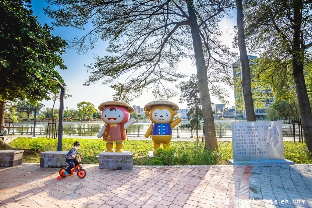 社子陂塘生態公園．桃園平鎮景點（適合親子休閒的埤塘公園，3,4月可以賞流蘇） @愛伯特