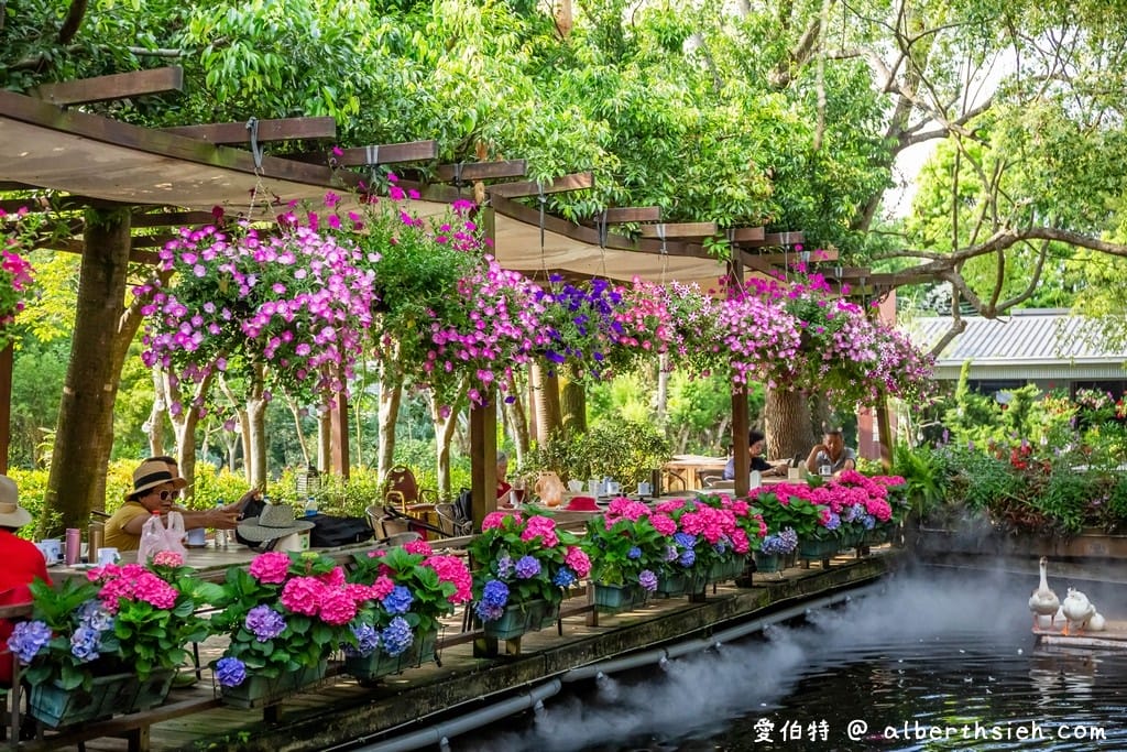 花露休閒農場・苗栗卓蘭景點（繡球花牆超美必拍，讓你泡在繡球花海裡！）