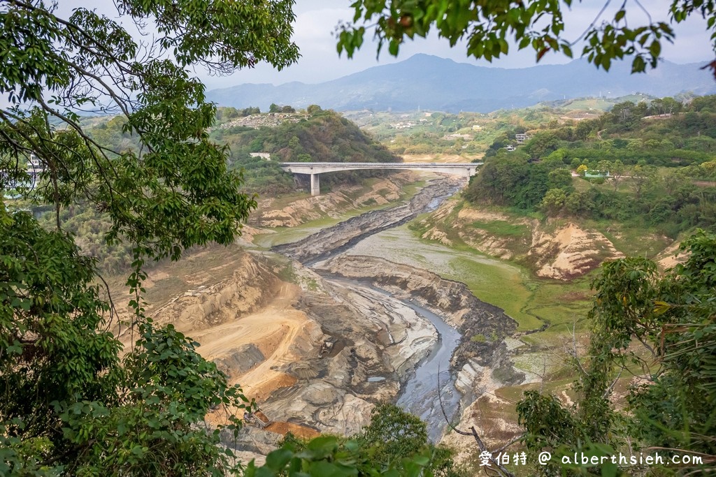 苗栗卓蘭景點・鯉魚潭水庫觀景臺（水情嚴峻，水位創新低，請節約用水．珍惜水資源） @愛伯特