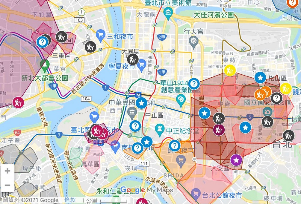 疫圖APP（查詢COVID-19 全台確診者足跡地圖） @愛伯特