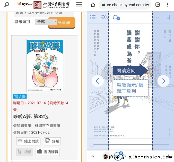 桃園圖書館電子資源（閱讀電子書，電子雜誌APP，線上辦證，借閱規定，館藏查詢） @愛伯特